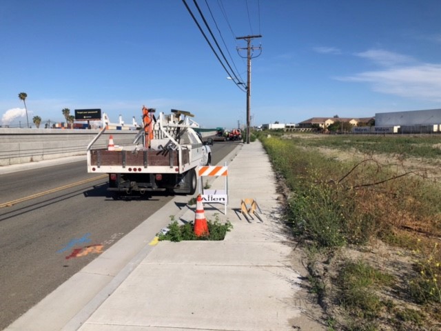 The contractor has been completing work on a finalized punch list for the I-5 Valley View Avenue project, including curb and sidewalk improvements &amp; electrical work. My5LA.com