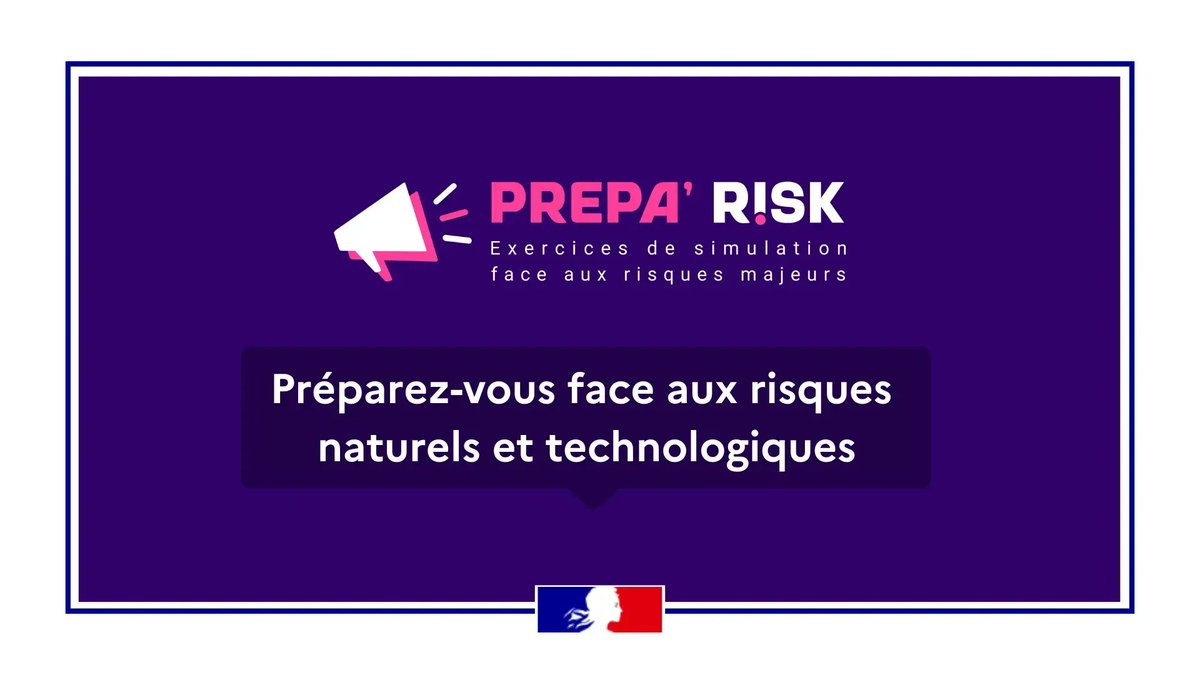 Gestion de crise 🚨

⚠️ Communes et intercommunalités, préparez-vous aux risques naturels et technologiques (test des cellules de crise et des plans communaux de sauvegarde - PCS) avec @preparisk et @AFPCNT

💻 Inscription (gratuit) 👉 buff.ly/3p5furM