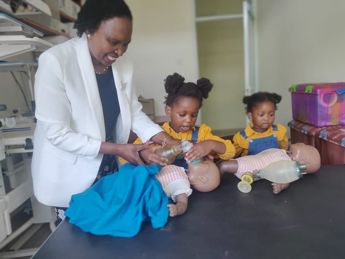 ProfIrimu's tweet photo. One of my greatest days with the future generation .
Here we are at the Department of Paediatrics and Child UON skills lab with my visitors. “When we grow up I want to be like you’ https://t.co/MAcPAnPszV