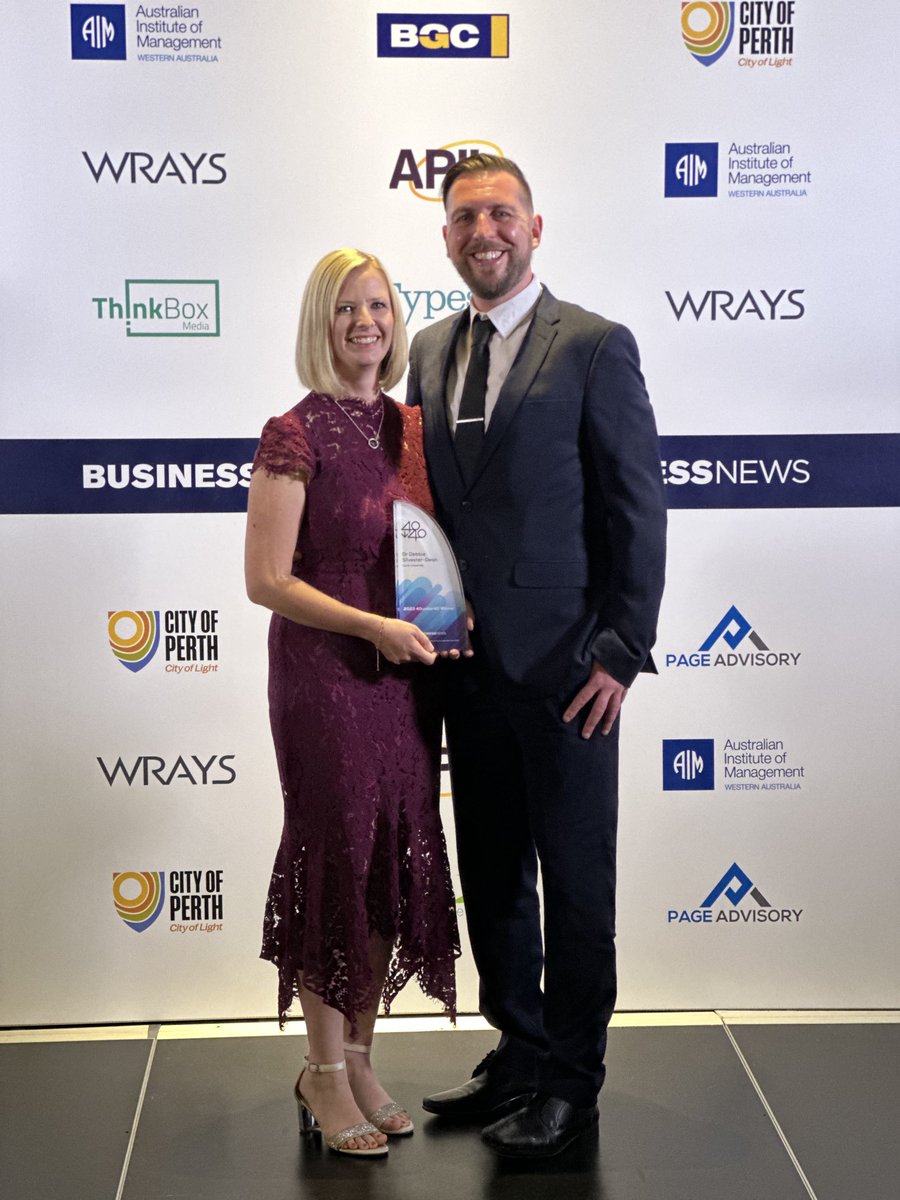 debbiesilvester's tweet photo. Some photos from the ⁦@CurtinUni⁩ table at the 40 under 40 awards

#40under40WA #BNevents https://t.co/iX5zS9BKpa
