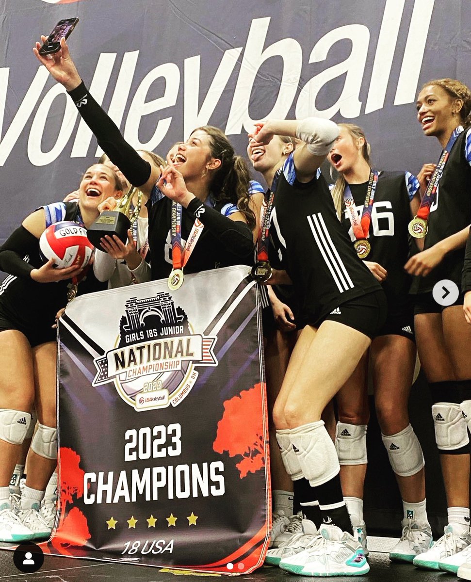 Congratulations Ava DeGuzman (Former Jr Jay) in winning a National Title with Topeka Impact VBC in the 18u USA Division!!!