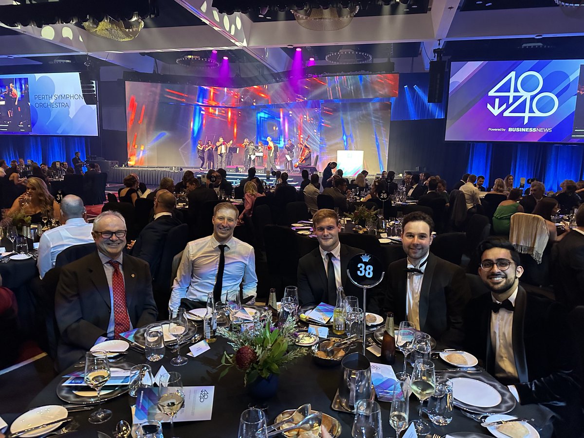 debbiesilvester's tweet photo. Some photos from the ⁦@CurtinUni⁩ table at the 40 under 40 awards

#40under40WA #BNevents https://t.co/iX5zS9BKpa