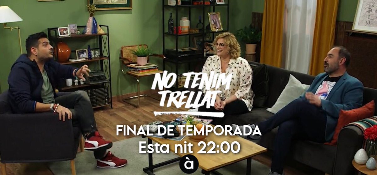 ⭐️FINAL DE TEMPORADA⭐️ | <a href="/NoTenimTrellat/">NoTenimTrellat</a> esta nit a les 22.00h en <a href="/apunt_media/">À Punt</a> amb <a href="/OscarTramoyeres/">Oscar Tramoyeres</a> <a href="/gejuver/">Gemma Juan</a> i <a href="/raulantoncom/">Raul Anton</a> No t’ho pots pedre! 

#NoTenimTrellat 🤣