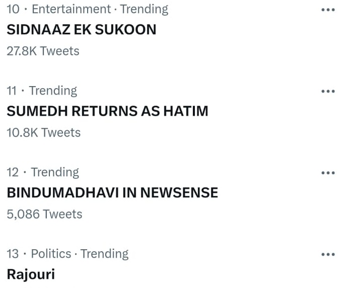 Bhargav01690773's tweet photo. We are trending guys as always 

Trending at 11 national wide 

BINDUMADHAVI IN NEWSENSE https://t.co/34JHk9niiC