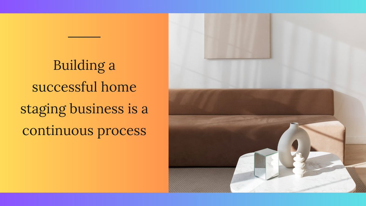 Building a successful home staging business is a continuous process that takes time. However, many of us make the mistake of expecting overnight success and end up making errors in judgment.

#HomeStagingBusiness #BusinessMistakes #SmallBusinessTips #Entrepreneurship