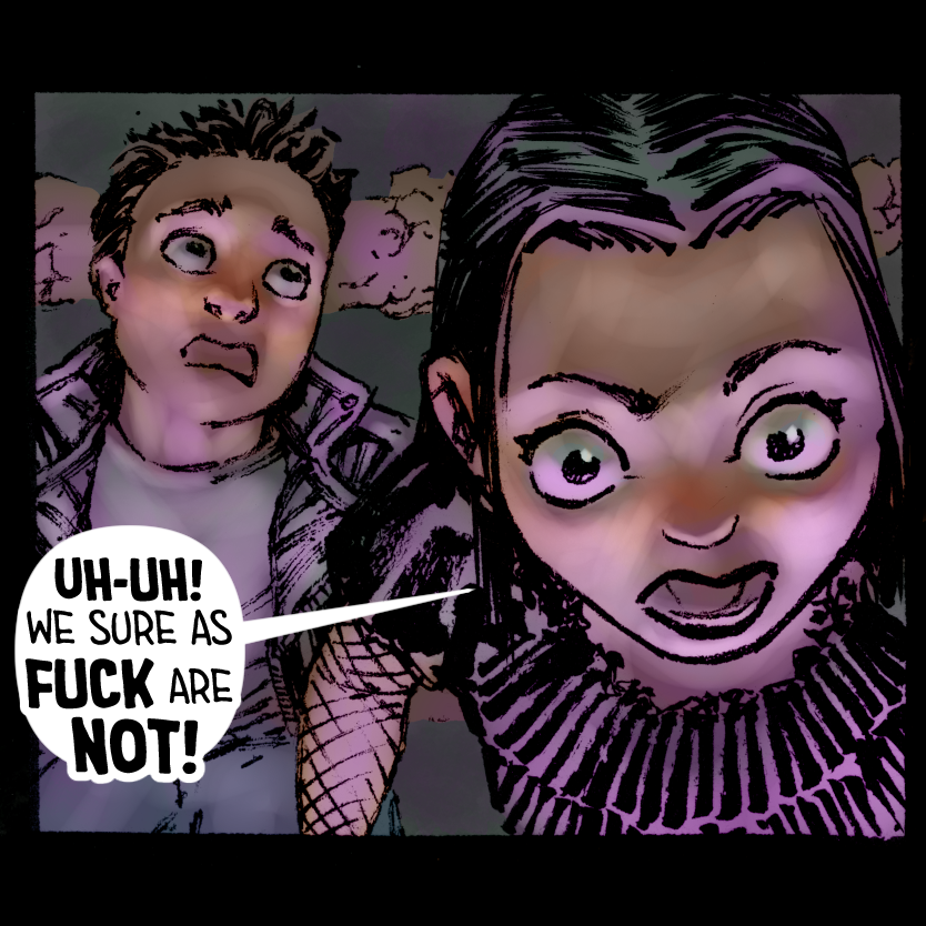 sourflesh's tweet photo. #horrorcomics #shelbyville #kingcast #silenthill #stephenking #comicart #strangerthings #traditionalink #clipstudiopaint #spider
Tomorrow then is the final page, and the day after that, Sunday I suppose, Iโll post the cover and a timelapse vid of its coloring process. https://t.co/vzuA2LgGXh