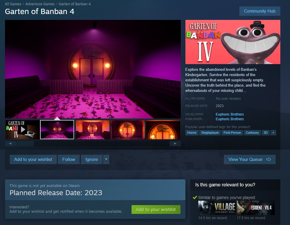 Steam Community :: Garten of Banban 4