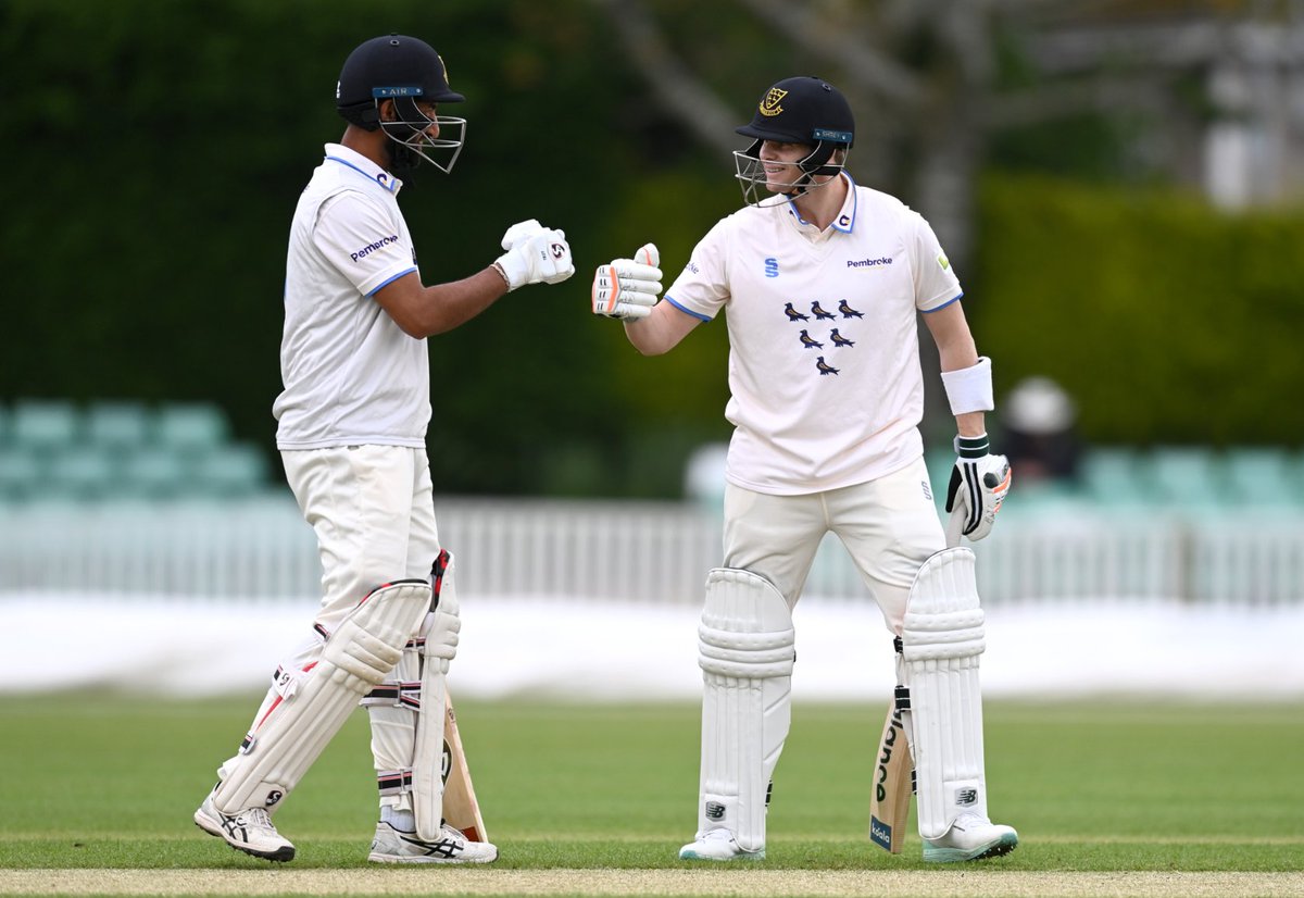 weRcricket's tweet photo. Guess the conversation - creative answers only 😬
#CountyCricket | #Sussex | #ChePu | #SteveSmith https://t.co/RSqSzqLOq7
