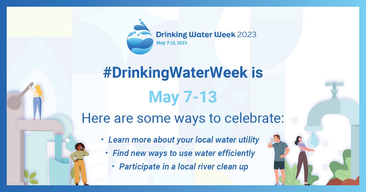 EvanstonUtil's tweet photo. #DrinkingWaterWeek is happening next week #ilwaterambassador https://t.co/VhXozaI5vs