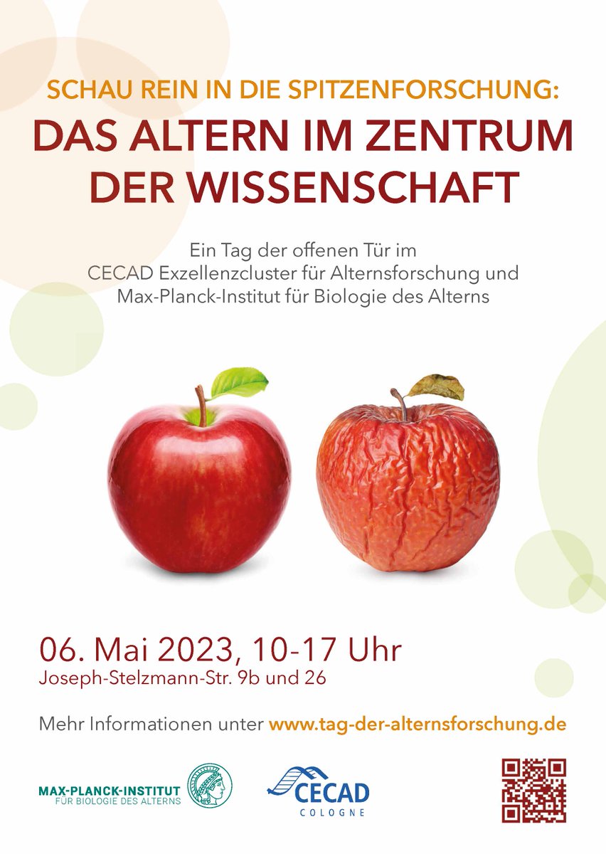 Sehen wir uns morgen? Ich würde mich freuen 😀
cecad.uni-koeln.de/de/tag-der-alt…