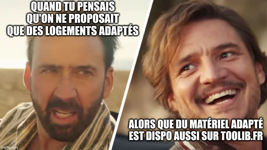 Toolib_fr's tweet photo. Eh oui ! Le matériel adapté est disponible sur https://t.co/tA2joT9xNA ! Foncez découvrir ces nouvelles fonctionnalités sur le site !
#materieladapte #paris2024 #jop #toolib https://t.co/6VvxYg7vFI