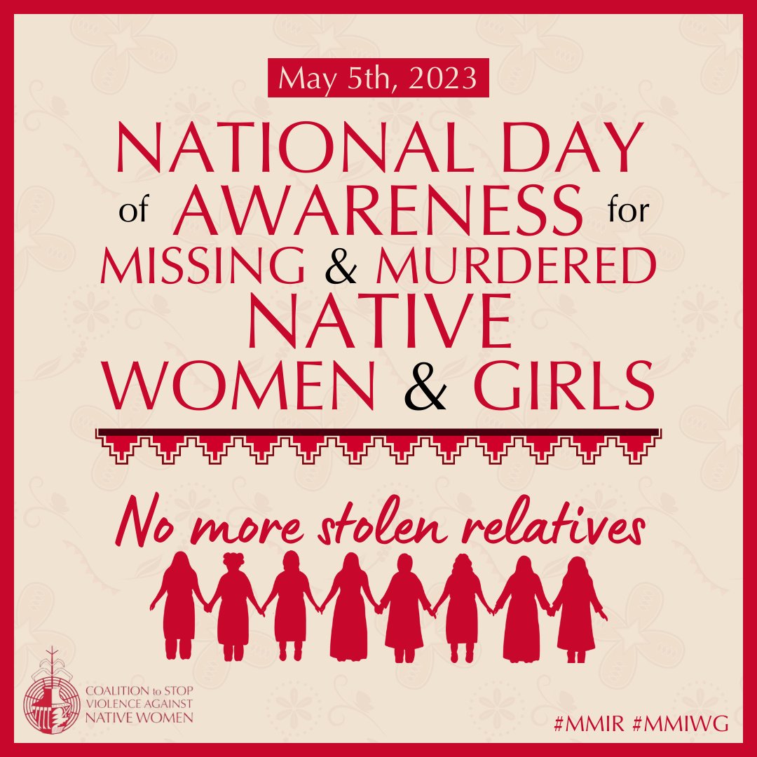 Today, as we remember our stolen relatives, we must also come together to demand change. This means speaking out against violence, raising awareness & supporting the efforts of organizations that are working to address this crisis. #MMIWR #MMIWGActionNow #NoMoreStolenRelatives