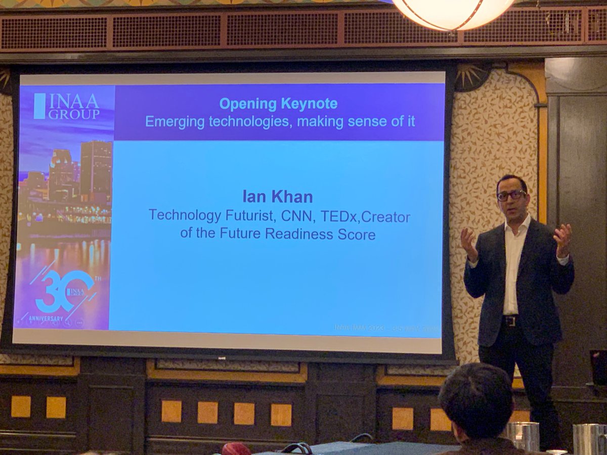 In Montreal now for very interesting INAA meeting, including (amongst others) keynote from Ian Khan on emerging technologies. Also update on cyber security partnership with Lupasafe.

#inaa #technology #cybersecurity #accoutants