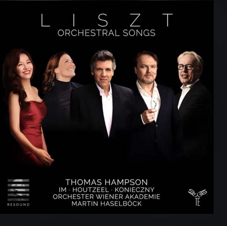 Area Reservada (@reservadaarea) on Twitter photo May selection #ClassicalMusic
“Liszt Orchestral songs”, by Martin Haselboeck and Orchester Wiener Akademie @OrchWrAkademie <a href="/AparteMusic/">Aparté 📀🎶</a>
Baritone Thomas Hampson <a href="/thomashampson/">Thomas Hampson</a>
soprano Sunhae Im <a href="/sunhaeim/">임선혜 Sunhae Im</a> , Stephanie Houtzeel, mezzo and Tomasz Konieczny, bass
Deep feelings May selection #ClassicalMusic
“Liszt Orchestral songs”, by Martin Haselboeck and Orchester Wiener Akademie @OrchWrAkademie <a href="/AparteMusic/">Aparté 📀🎶</a>
Baritone Thomas Hampson <a href="/thomashampson/">Thomas Hampson</a>
soprano Sunhae Im <a href="/sunhaeim/">임선혜 Sunhae Im</a> , Stephanie Houtzeel, mezzo and Tomasz Konieczny, bass
Deep feelings