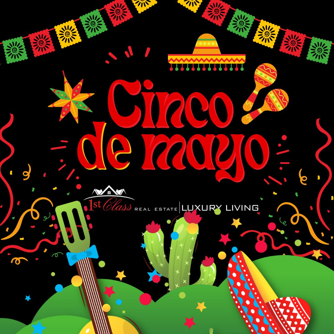 🌮💃🏽Happy Cinco De Mayo!🌮💃🏽
I am so ready for this! 

I mean, Cinco de Mayo is boring...said no Juan ever.

How are you going to shell-ebrate Cinco de Mayo this year?

#margarita #margaritas #tacotuesday #cincodemayo 
#1stClassRealEstate #1stClassLuxuryLiving #JessicaEblen