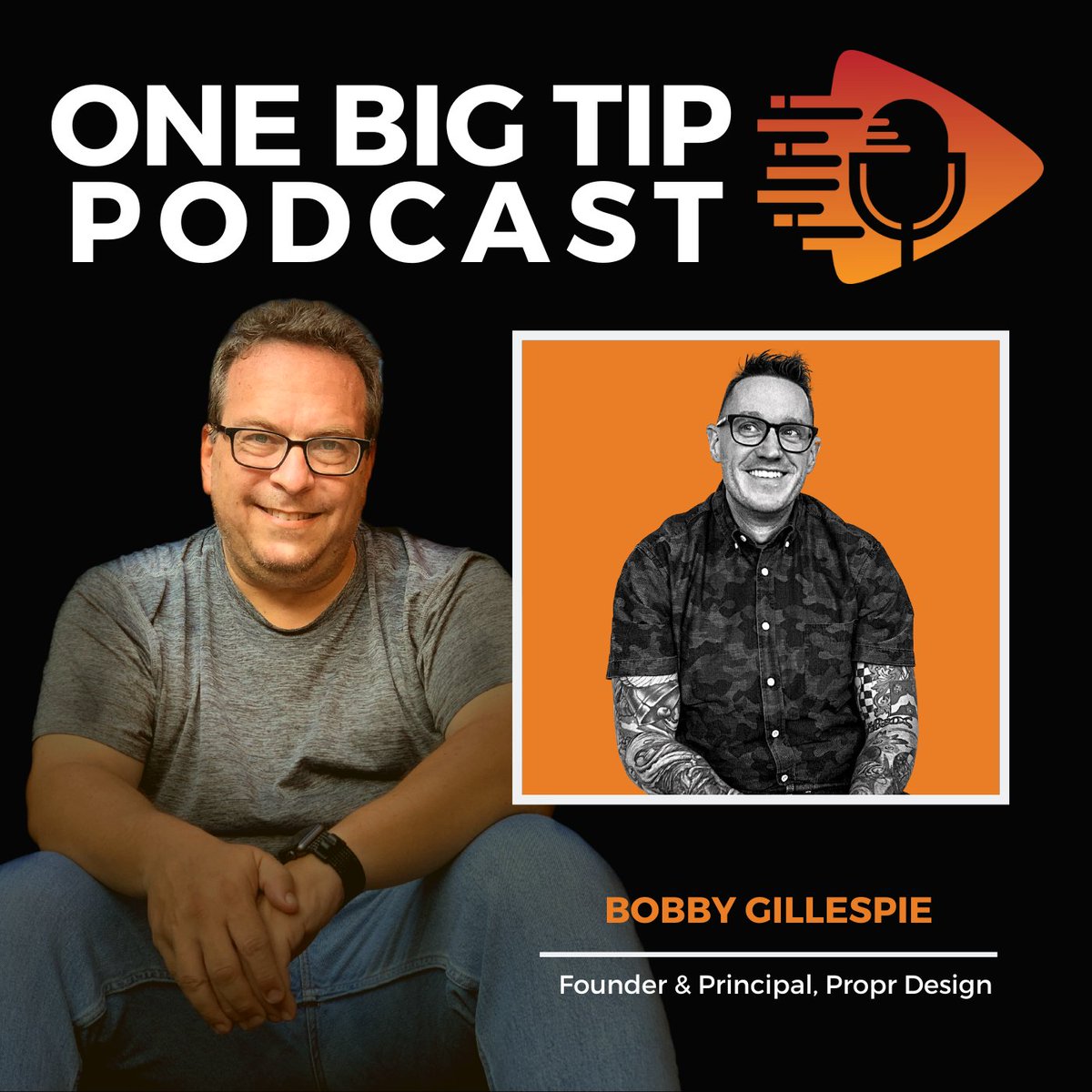 BePropr's tweet image. Bobby G was a guest on the One Big Tip Podcast. They talked about leading with authenticity and how keeping it real makes a real difference. 

Click the link in our bio to listen. 

#propr #brandmarketing #podcastguest #marketingpodcast