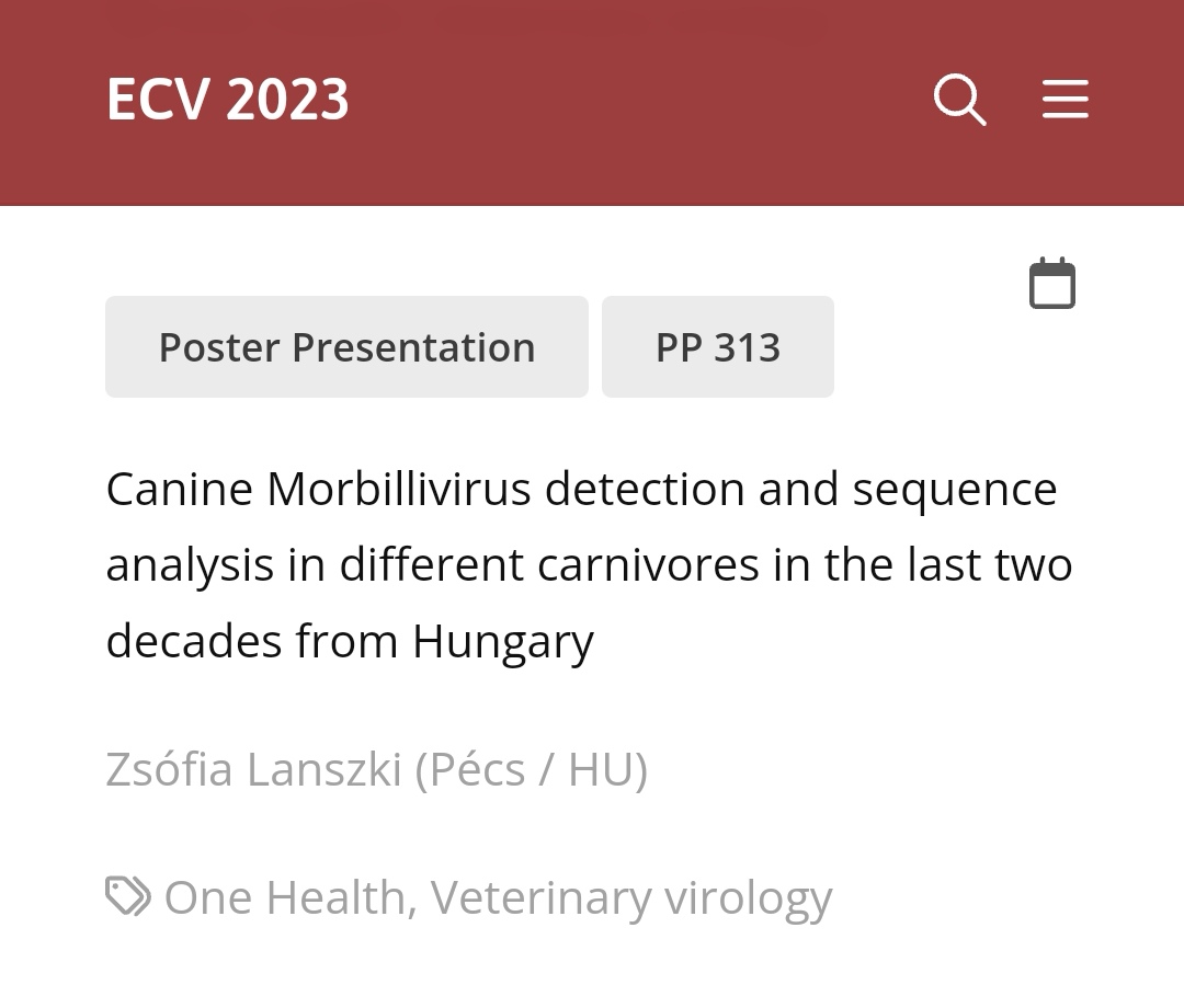 I'm happy to be here! 8th European Congress of Virology 2023 in Gdansk, Poland #ECV2023, Canine Distemper Virus 🦠🧬🦊🦦🐾#wildlifedisease #diseaseEcology #phdlife #viruses #Nanopore