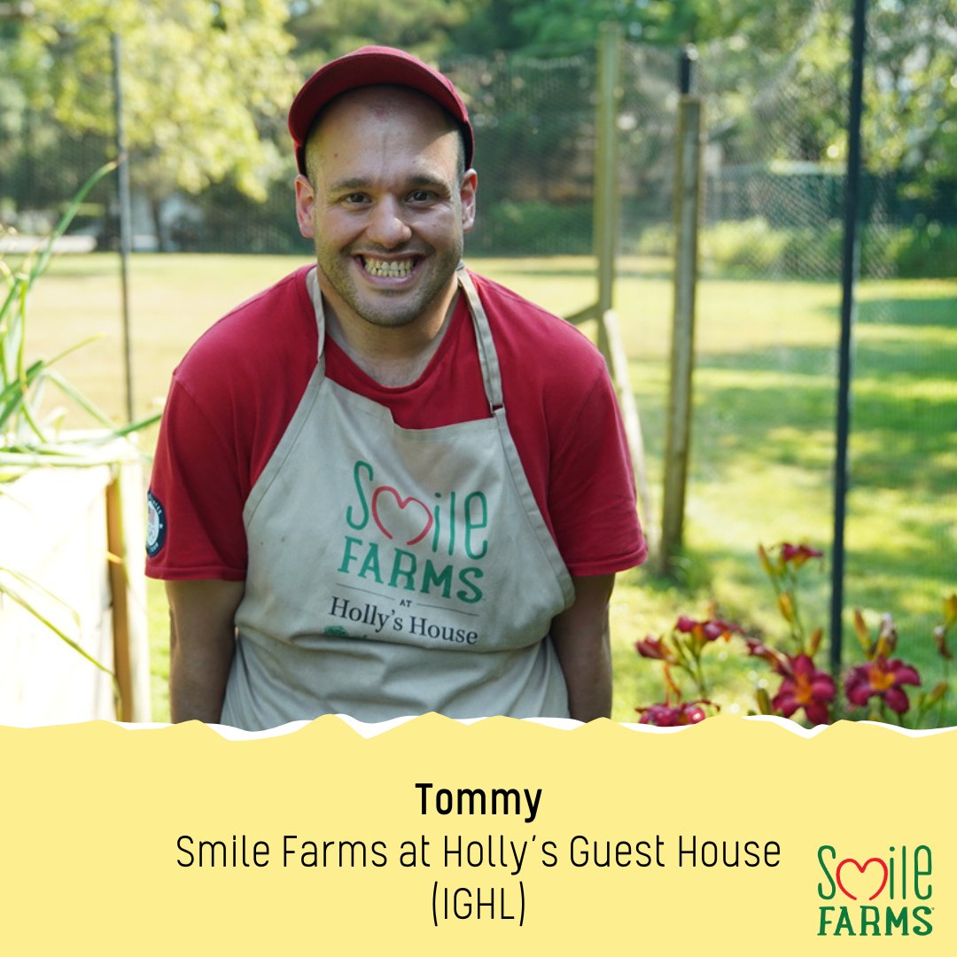 Today is #FARMERFRIDAY! 🚜 🍅 🌶️ Meet Tommy who works at Holly's Guest House (IGHL). #SmileFarms #HollysGuestHouseIGHL