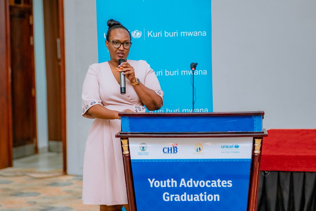 It’s happening now :youth advocates graduation is being held at Crown conference hall with a theme “Influencing meaningful change through youth-led advocacy” Organized by @UNICEF in collaboration with @chb & @careandhelp #YAGGraduation2023 #YourVoice #YourStory #YourAdvocacy