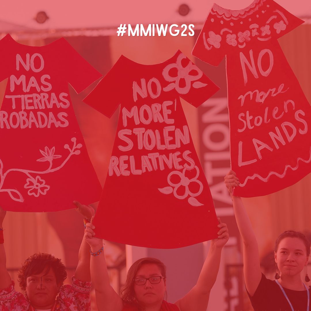 Indigenous_ca's tweet photo. Today, May 5, is National Day of Awareness for Missing and Murdered Indigenous Women, Girls and 2Spirit people—sacred healers, caregivers, mothers, sisters, siblings, changemakers, and Matriarchs—our communities would not exist without them. Protect our sisters!

#MMIWG2S #MMIW https://t.co/K6RqH0ptKU
