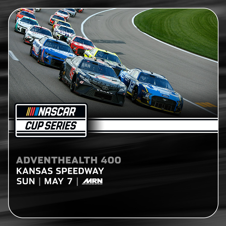 WDNGTheMountain's tweet photo. The #NASCAR Cup Series heads to the "Heart of America" and Kansas Speedway! Tune in this Sunday at 1:00PM CT for the #AdventHealth400 on Anniston-Oxford's Classic Station 95.1 The Mountain! 

#MRNRace | #NASCAR75 https://t.co/fW55qw5r0E