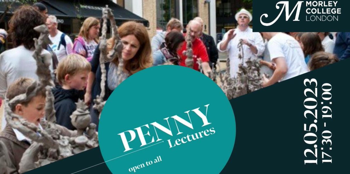 morleycollege's tweet photo. 🗣️ 12th May - #PennyLecture with Clayground Collective. In response to closure of ceramic courses in schools and colleges, @Clayground_Co set out to devise creative projects and learning initiatives to re-engage people with clay. 

https://t.co/hEKmxUjYCe

#LondonCraftWeek https://t.co/oYpDfCXRs5