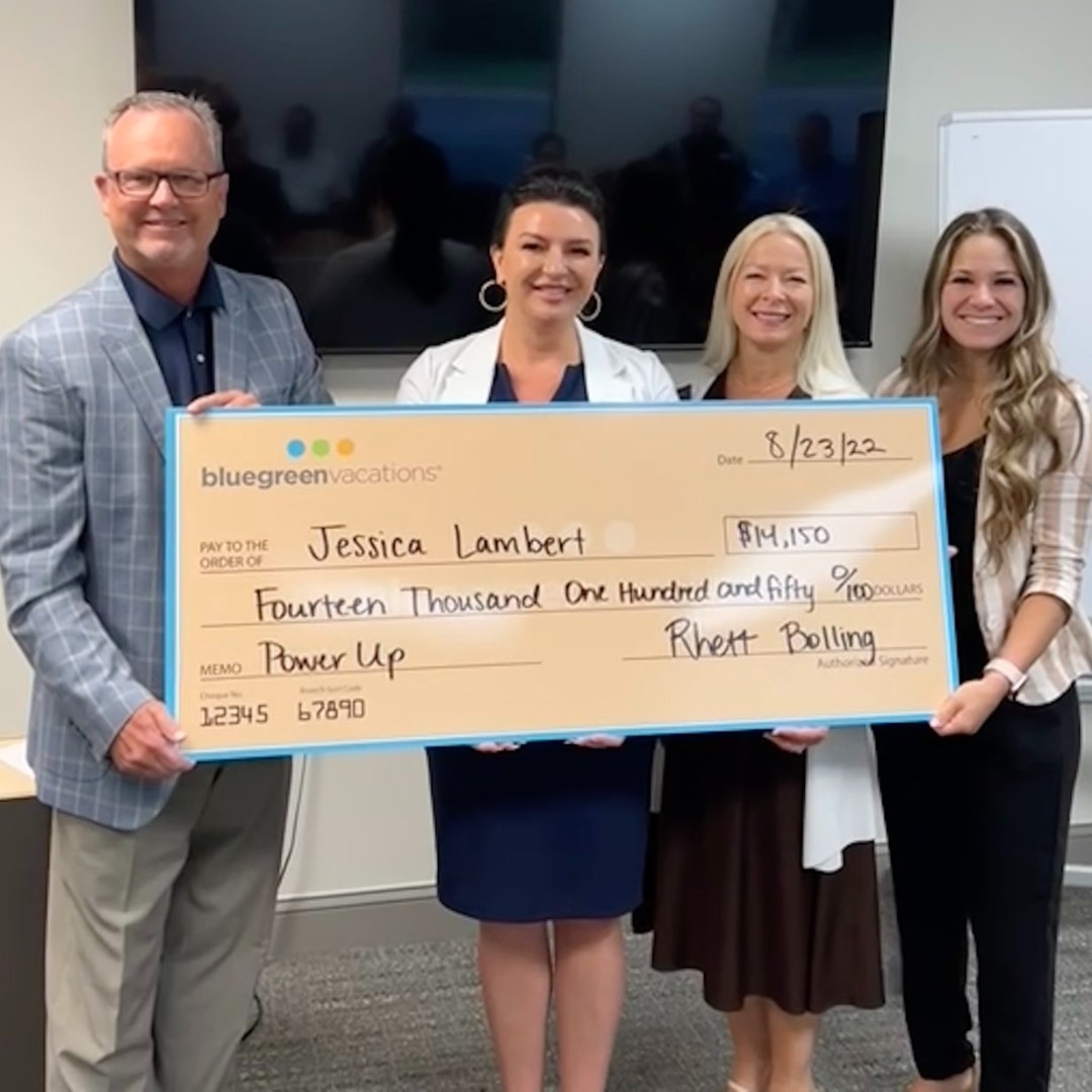 It pays to refer at ⁦#BluegreenVacations⁩! One of our In-House Sales representatives, Jessica Lambert, made an extra $14,150 by referring a friend to join her! 

#ShareHappinessHere