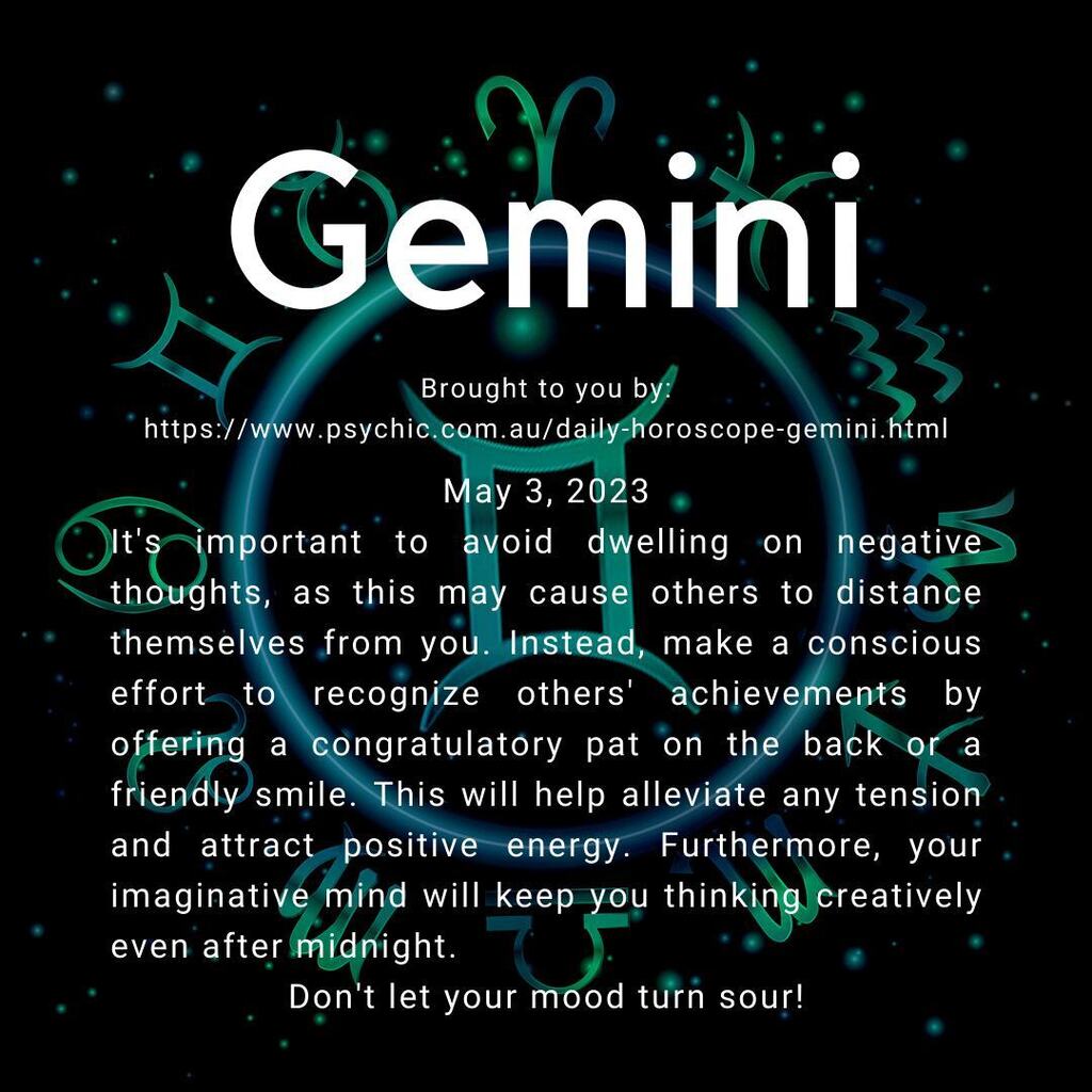 taurus2day's tweet photo. Full Gemini Horoscopes Link In Bio 
---
#horoscope #gemini #geminihoroscope #geminihoroscopes #astrology #mayhoroscope #dailyhoroscope #psychic https://t.co/jJ45cOhBXk https://t.co/XIaSTBertE