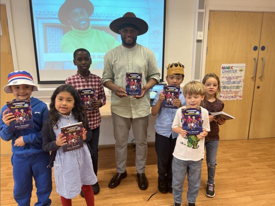 Keir Hardie pupils are passionate about reading and as such were delighted to welcome Lockdown Looms author, <a href="/banjialexander/">Banji Alexander</a>!
keirhardie.newham.sch.uk/author-visit-b…