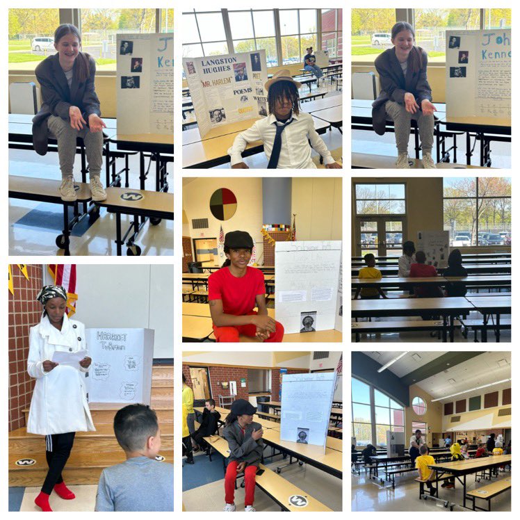 This was an incredible act of service and learning this morning by our 7th and 8th graders. The living museum was on display for our 2nd graders and told the stories of people that influenced history.    Awesome job! #history #awesome #learning #sel #LincolnPrideWCS <a href="/dice_tree/">Trisha D</a>