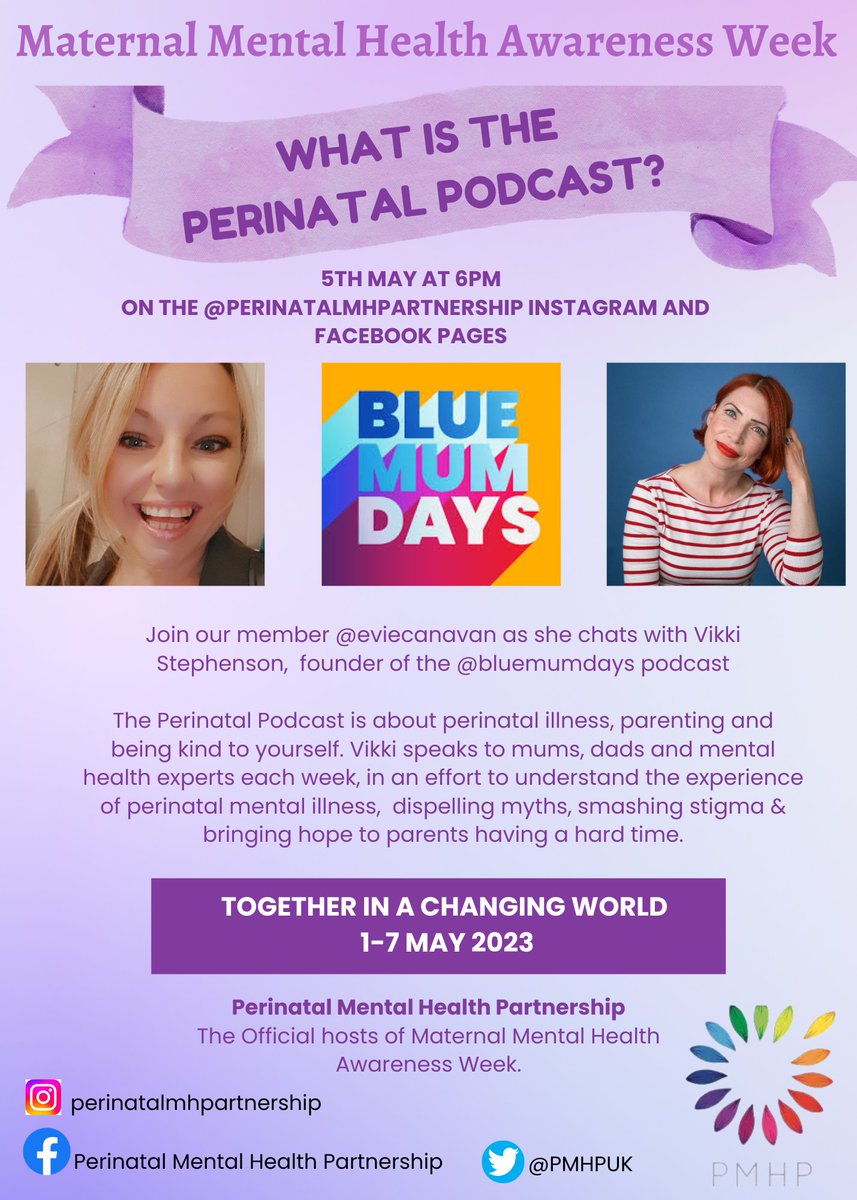 What is the Perinatal Podcast? Join at 6pm to learn more! <a href="/PMHPUK/">PMHP UK</a>  on the Instagram or FB page 'perinatalmhpartnership'