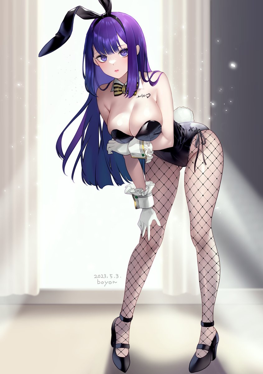 #Skeb バニーちゃん
網タイツレイヤーがかけた状態でバニーちゃんを納品するという大変なミスをしましたが、すぐ再納品しましたのでご確認ください! 