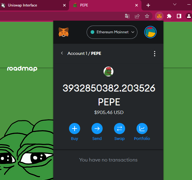 jimmykareneth's tweet photo. $PEPE IS DOING AIRDROPS NOW!!! BE FAST TO CLAIM YOUR FREE PEPE TOKENS!

We heading to da moon🌑🚀🚀

🔗https://t.co/C2boOBe1Pm is the one and only official website, don't trust any other.

#pepe $PEPE $BOB $SUI $MULN #Floki $REKT $MUSK $AAPL $TURBO $BOBO $WSB #memecoins $TSLA $MONG $PHUB $FRC $BTC $SPY $ETH $DOGE $WOJAK $AMD $ETH $AIDOGE
