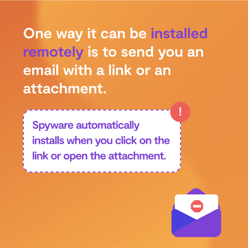 weareclario's tweet photo. Is it possible for #spyware to be installed remotely? Well, the short answer is: yes.
Scroll these cards to learn more. ⬇️
#clario #cybersecurity #security #privacy #protection
#techabuse #digitalabuse #cyberspying #antispyware #cyberstalking #stalkerware #antispying #antispy