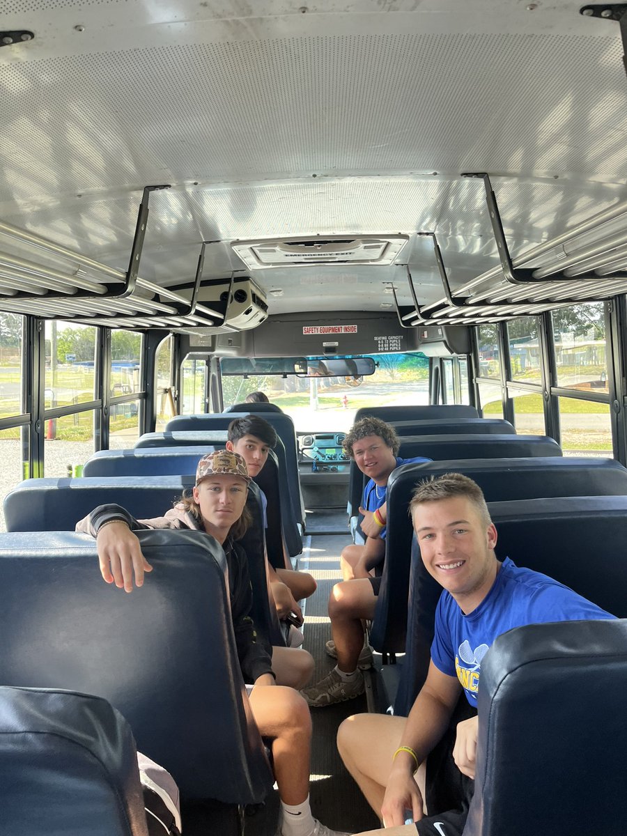 On the road to Greene Central for regionals!!!! Thanks Mrs. Holly Martin for driving us!!!!