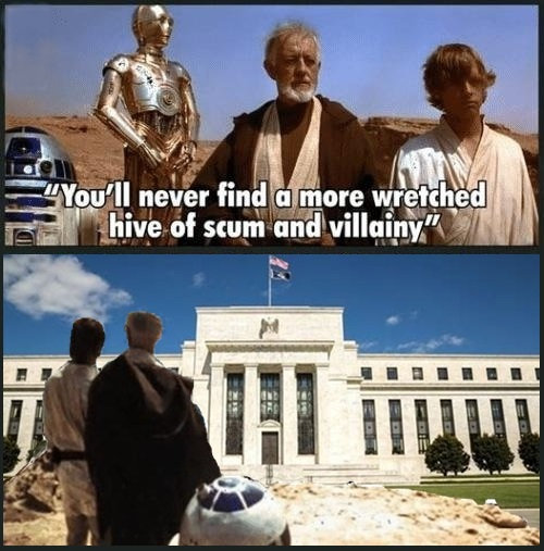 WallStreetMav's tweet photo. The Federal Reserve ... 🤮 https://t.co/DF8Y6x1Suk