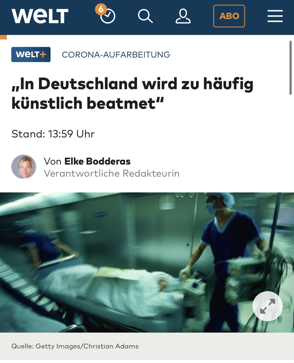 rosenbusch_'s tweet photo. In Deutschland lag die Sterblichkeit auf Intensivstationen bis zu dreimal höher als in anderen EU-Ländern.
„Voshaar: So ist es. Nach einem Vortrag in einer deutschen Großstadt stand eine Oberärztin auf und sagte: „Herr Voshaar, jetzt erzähle ich Ihnen einmal, wie das bei uns ablief. Unsere Intubationskapazitäten waren voll, und wir entschieden in unserer Ärzterunde: Den 80-Jährigen legen wir nicht an die Maschine. Die kriegt der 54-Jährige, der hat die besseren Chancen.“
Aber dann beschrieb die Oberärztin, was danach geschah, wie sich morgens in den Frühbesprechungen regelmäßig herausstellte, dass alte Hochrisikopatienten, die nur etwas Sauerstoff bekommen hatten, am Morgen immer noch lebten. Das sah bei den Intensivpatienten anders aus. Da hatte die volle Macht der Gerätemedizin am selben Morgen regelmäßig einen Toten hinterlassen.“
https://t.co/cGIWCEXQGD
https://t.co/yNEH2zCLPz