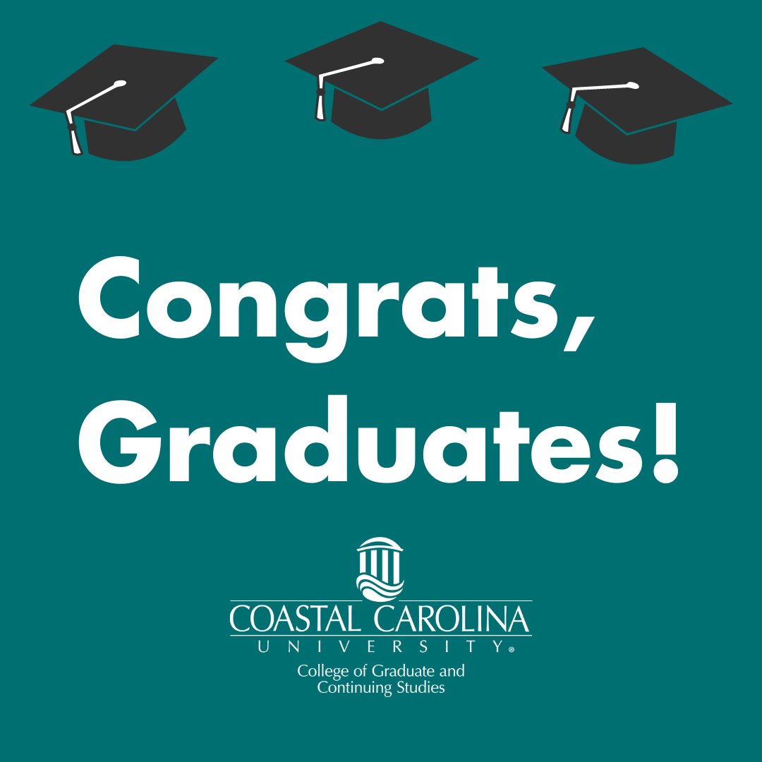 🎓Congratulations to all of our Class of 2023 graduates!
We are so proud of you, your hard work and accomplishments!🎓
#Congratulations #proudofyou #readytorise #graduate #highereducation #ccu2023 #ChantsUp #TealNation