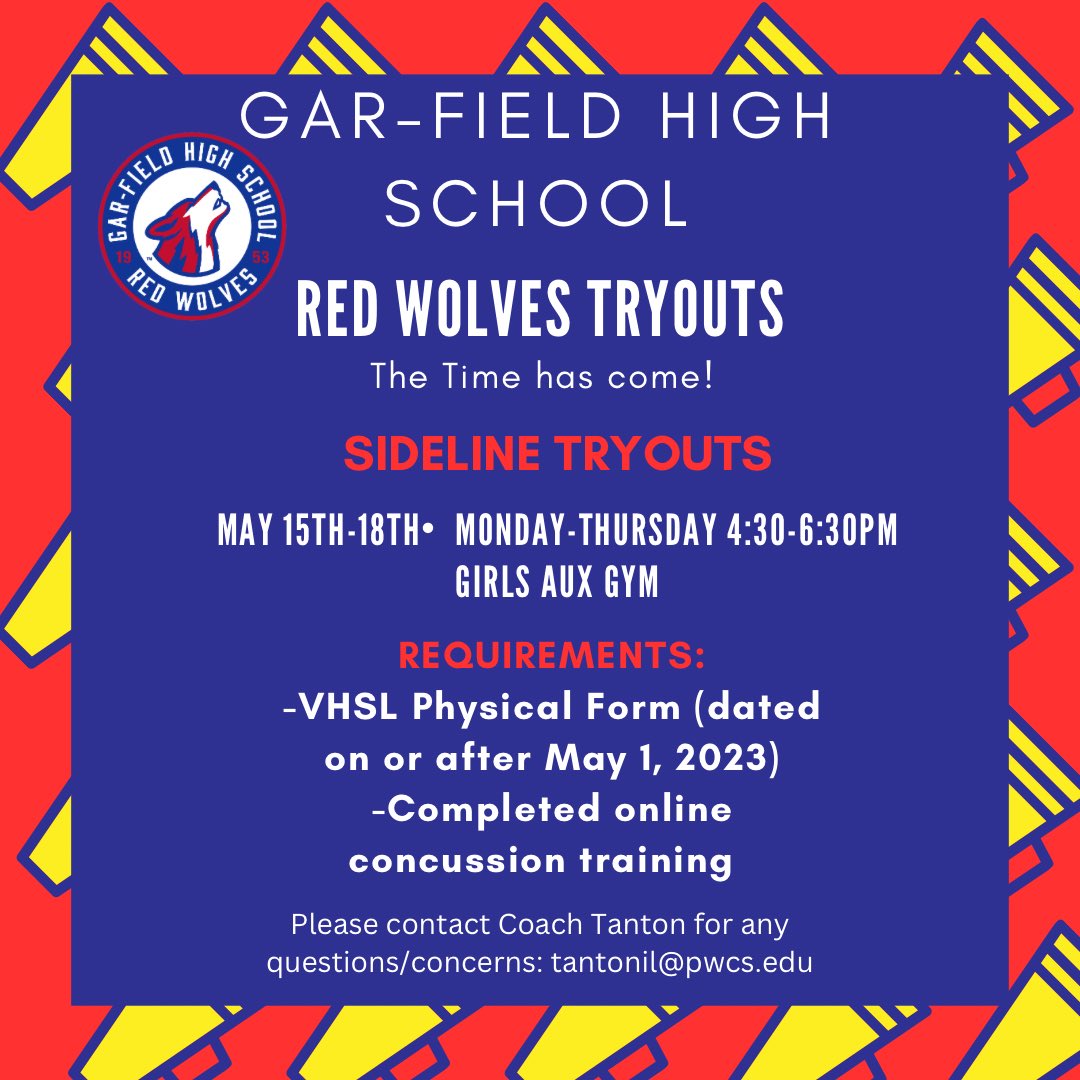 Gar-Field High School Cheer tweet media