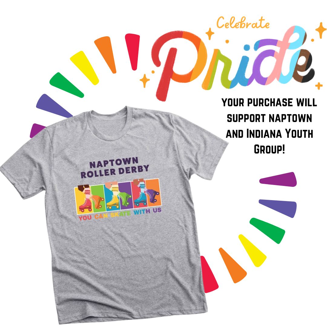 Have you gotten your Naptown #2023PRIDE shirt yet? They are on sale through the month of June at bit.ly/NaptownBonfire.

We are splitting the proceeds with <a href="/iyg_indy/">Indiana Youth Group (IYG)</a>, support us and the community with every shirt purchased!