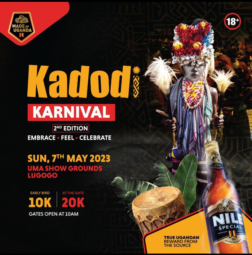 We going cultural this weekend at UMA showgrounds Lugogo. Join us as we get entertained at the Karnival come Sunday 7th May.

#KadodiKarnival2ndEdition #MadeOfUganda