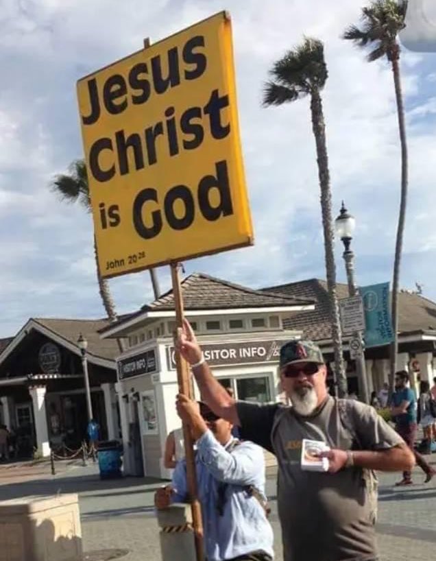 Exodus 3:14
“God replied, ‘I am who am.’ Then he added, ‘This is what you shall tell the Israelites: I AM sent me to you.’”

John 8:58
“Jesus answered them: ‘I solemnly declare it: before Abraham came to be, I AM.”

Jesus is GOD. The Great “I AM”.

Type “AMEN” if you believe ✝️