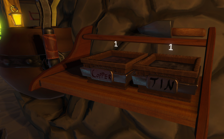 BlackforgeVR: It's #screenshotsaturday ! We are on our way to replace some white boxed areas in our forge. Here's an update on our Ore Smelting station ⚒️🔥 #blackforgevr #stylized #gamedev #vr #madewithunity #blenderart