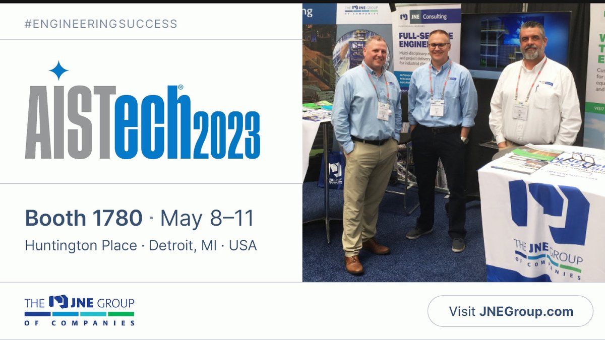 Get ready for AISTech 2023 at Huntington Place from May 8–11! Come visit us at booth 1780 to discover our latest solutions and technologies that can help your business grow. For more information and registration links, visit lnkd.in/eBdH-gHD