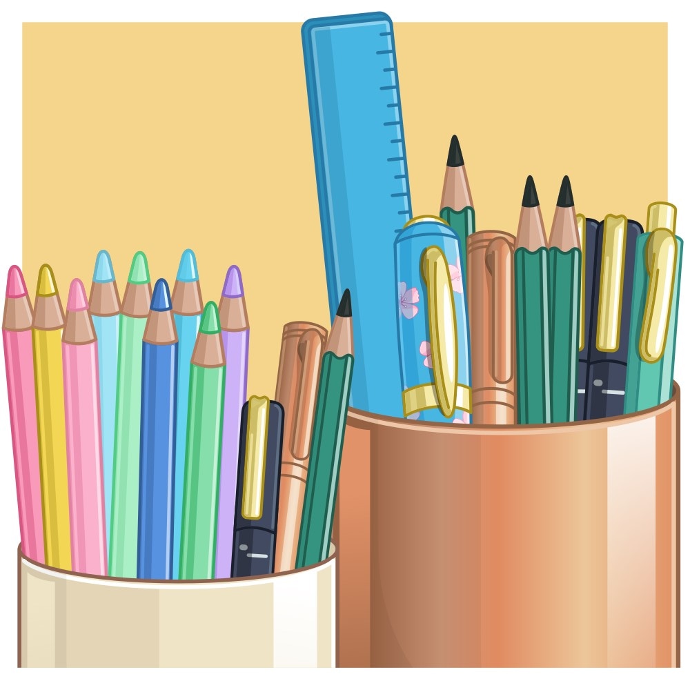 Arrthi's tweet photo. Belated #ThrowbackThursday! Some stationeries I designed a while ago. Maybe this #BankHolidayWeekend could be filled with some desk organising? 😏 ✨ #fridaymorning #stationeryweek #stationery #illo #kidlitart #kidlit #arrthi https://t.co/KYB6LjgY9H