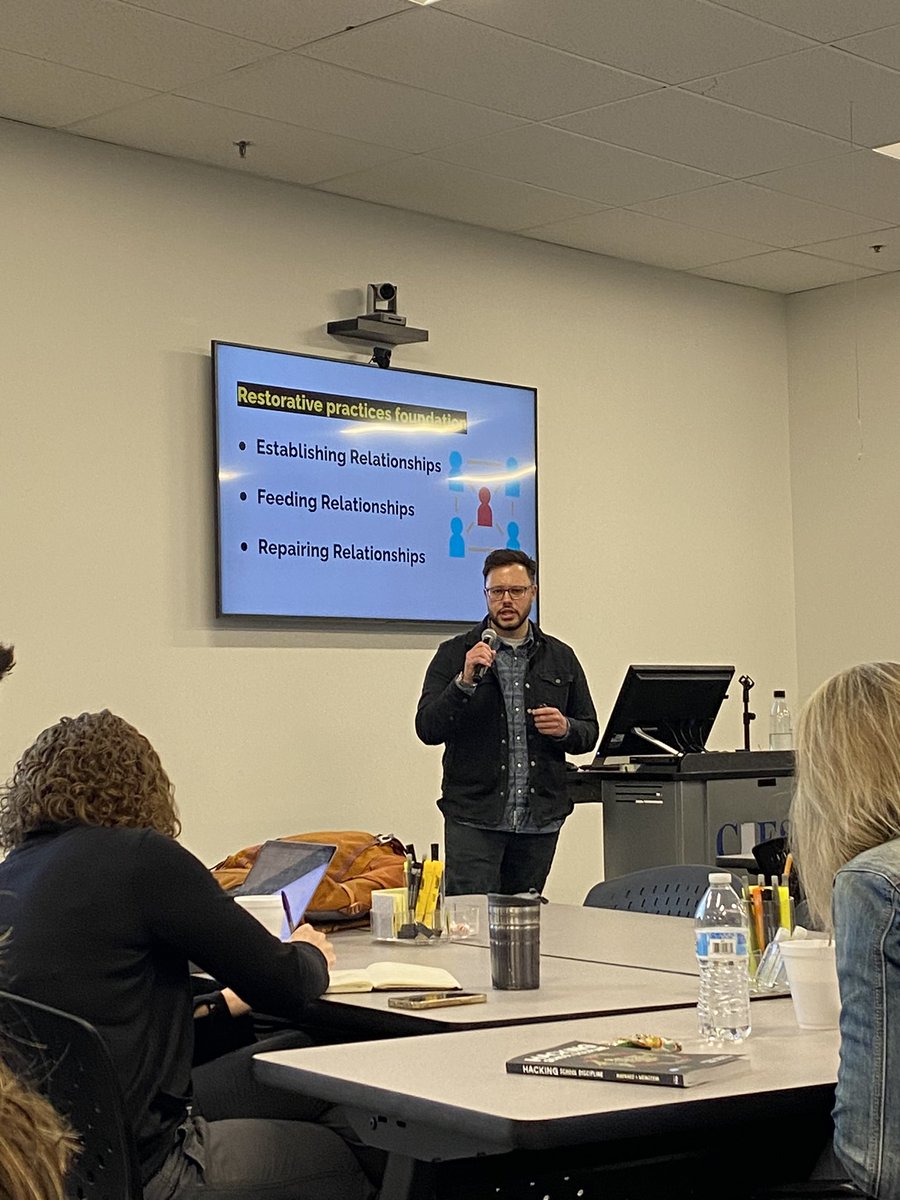 LSC_AEN's tweet image. Learning and growing with @NmaynardEdu at the Discipline are imaged today from @KeepINLearning! #restorativepractices #LSC_AEN