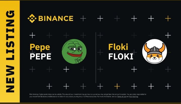 ponlewhy's tweet photo. Fellow Binancians,

The trading start time for FLOKI (FLOKI) and Pepe (PEPE), originally set at 2023-05-05 16:00 (UTC), will be postponed to 2023-05-05 18:00 (UTC). https://t.co/fAa0yBAfGl