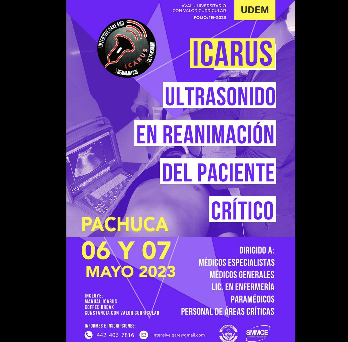 vm_aventho's tweet image. 📷El Curso-Taller #ICARUS en #Pachuca 📷 📷📷
Mayores informes vía inbox o WhatsApp al wa.me/+5215564612565
📷 CUPO LIMITADO 📷
📷Te estamos esperando 📷
📷📷📷📷📷¡Tú eres el protagonista! 📷📷📷📷📷

#pachucahidalgo #PachucaSomosTodos #MEDICO