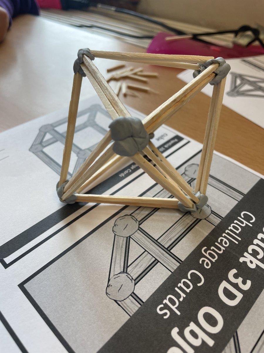 PrestonTowerPS's tweet photo. P7L have been learning about the properties of 3D shapes today! Lots of determination and perseverance when building these 3D shapes #shape #3Dshape #shapeproperties #confidentindividuals #successfullearners #fun https://t.co/yoDuagZgAZ
