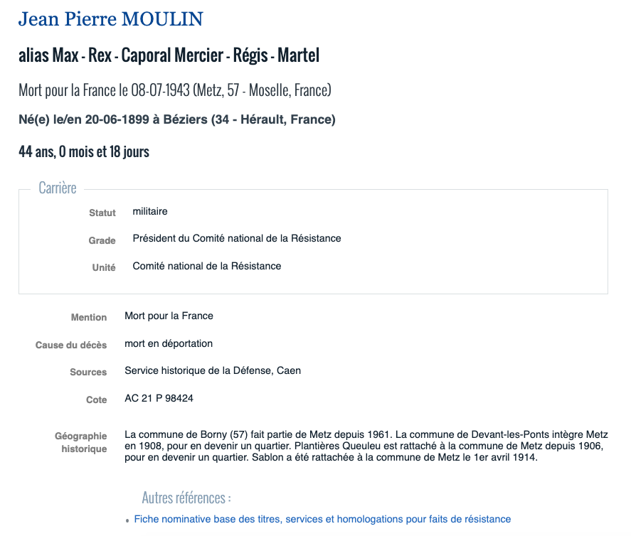MDHDefense's tweet photo. Rétrospective 20 – 6⃣mai 2⃣0⃣1⃣0⃣ : #basededonnées #militaires décédés #SecondeGuerremondiale - une première sur @MDHDefense : les #NMPF se joignent aux #MPF ! @LauVeyssiere @DeHistorique @PriolG @FFGenealogie
↪️ https://t.co/5UAPkwSMGS
et un clip 📼 https://t.co/W6W7cBICrF https://t.co/eK3E6mHpCz